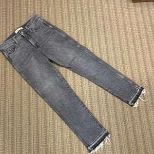 🩶🩶GAP Grey Denim Raw Edge Gem 29 Perfect!🩶🩶
